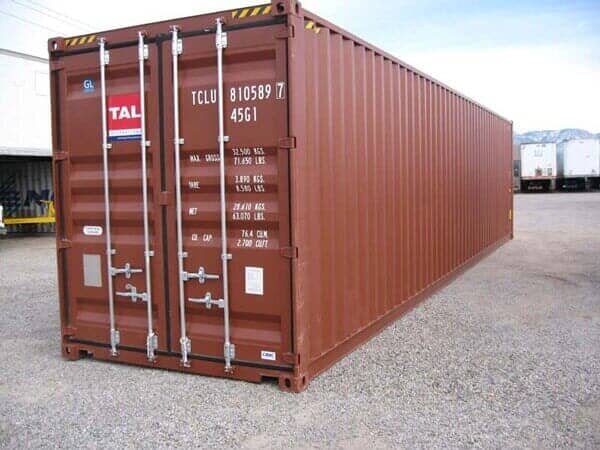 Red Storage Containers - Storage Unit Homes in Albuquerque, NM