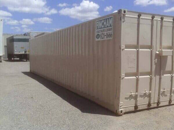 Metallic Peach Colored Storage Container - Storage Unit Homes in Albuquerque, NM