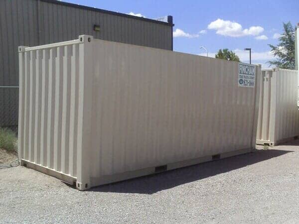 White Storage Container - Storage Unit Homes in Albuquerque, NM