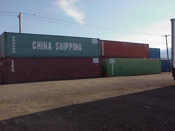 Four Different Colored Storage Containers - Storage Unit Homes in Albuquerque, NM