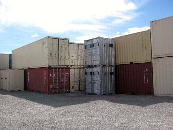 Stacked Storage Containers - Storage Unit Homes in Albuquerque, NM