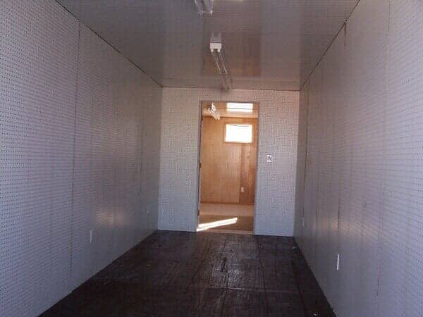 Inside of White Trailer Office - Storage Unit Homes in Albuquerque, NM