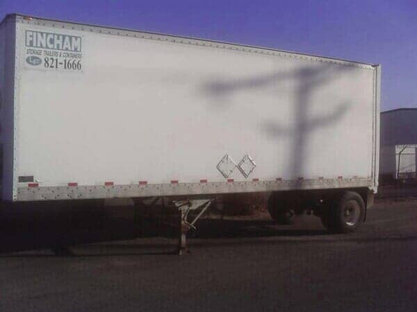Fincham Smooth White Mobile Storage - Storage Unit Homes in Albuquerque, NM