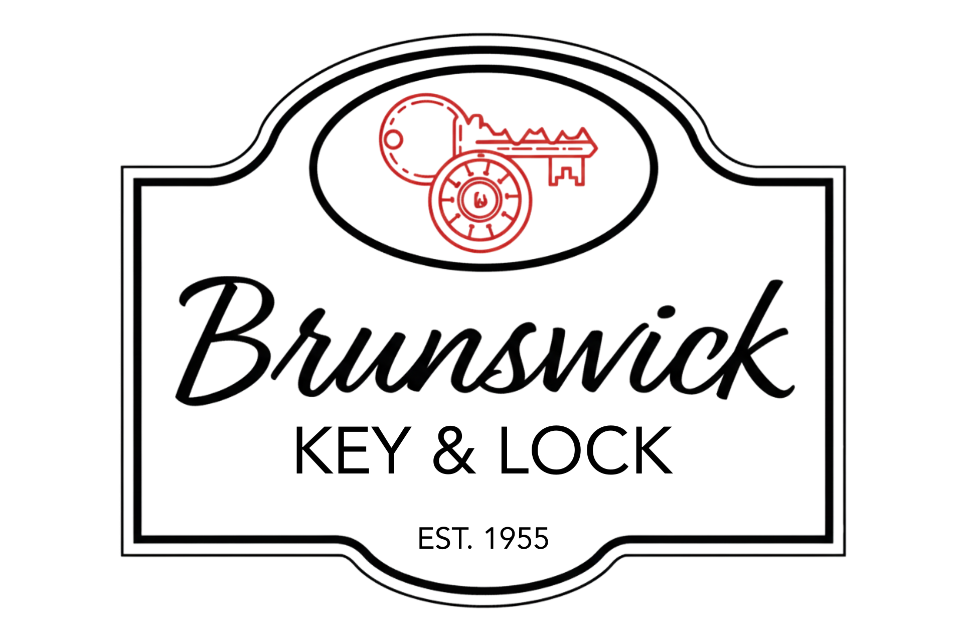 Brunswick Key and Lock logo
