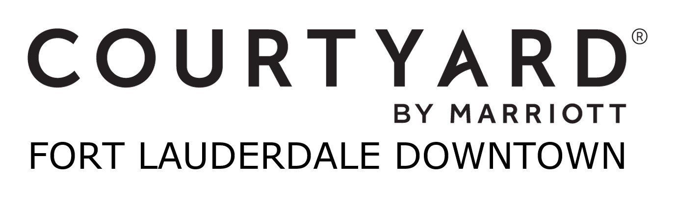 The logo for courtyard by marriott fort lauderdale downtown