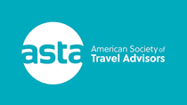 The logo for the american society of travel advisors