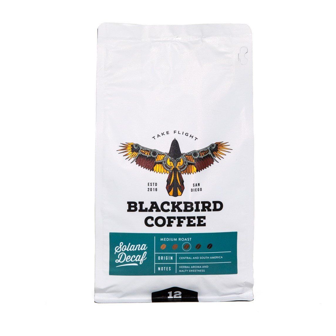 solana decaf medium roast coffee