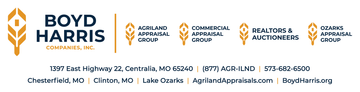 A logo for boyd harris company inc.