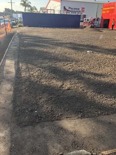 commercial parking lot