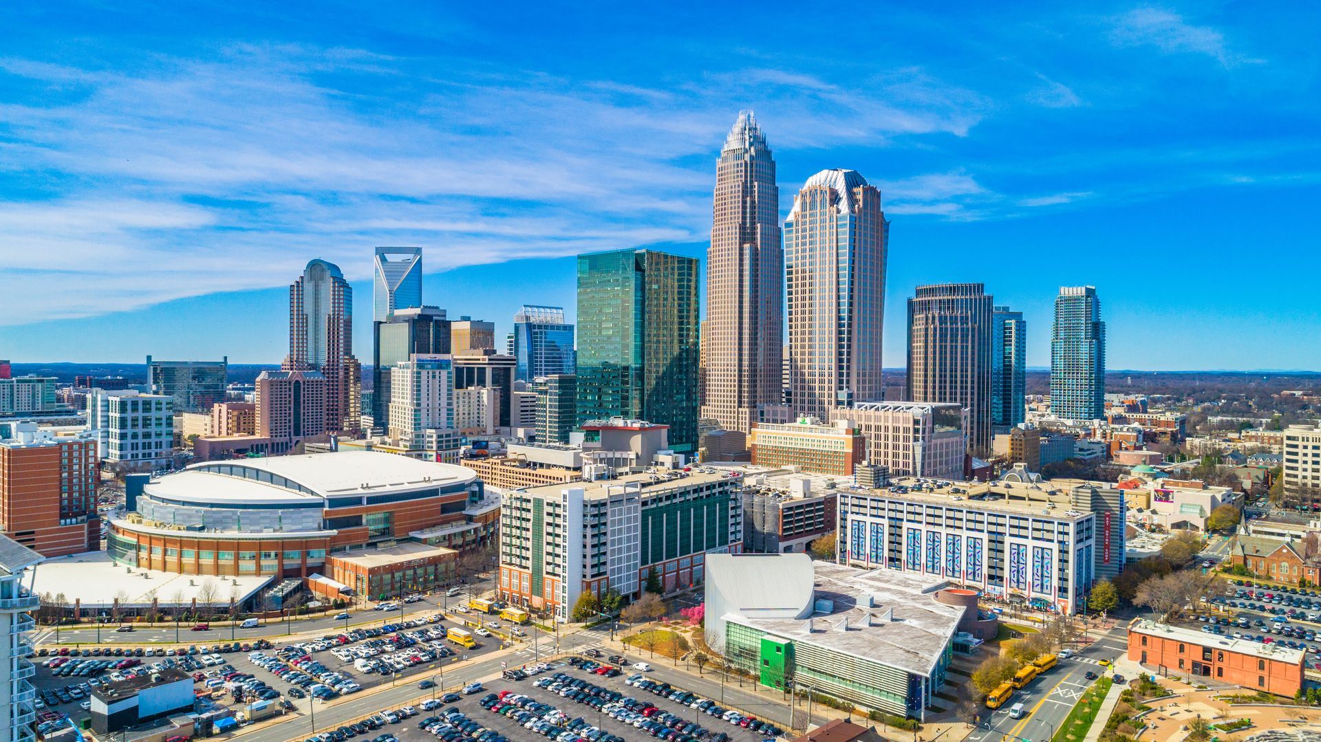 Downtown Charlotte, North Carolina, USA