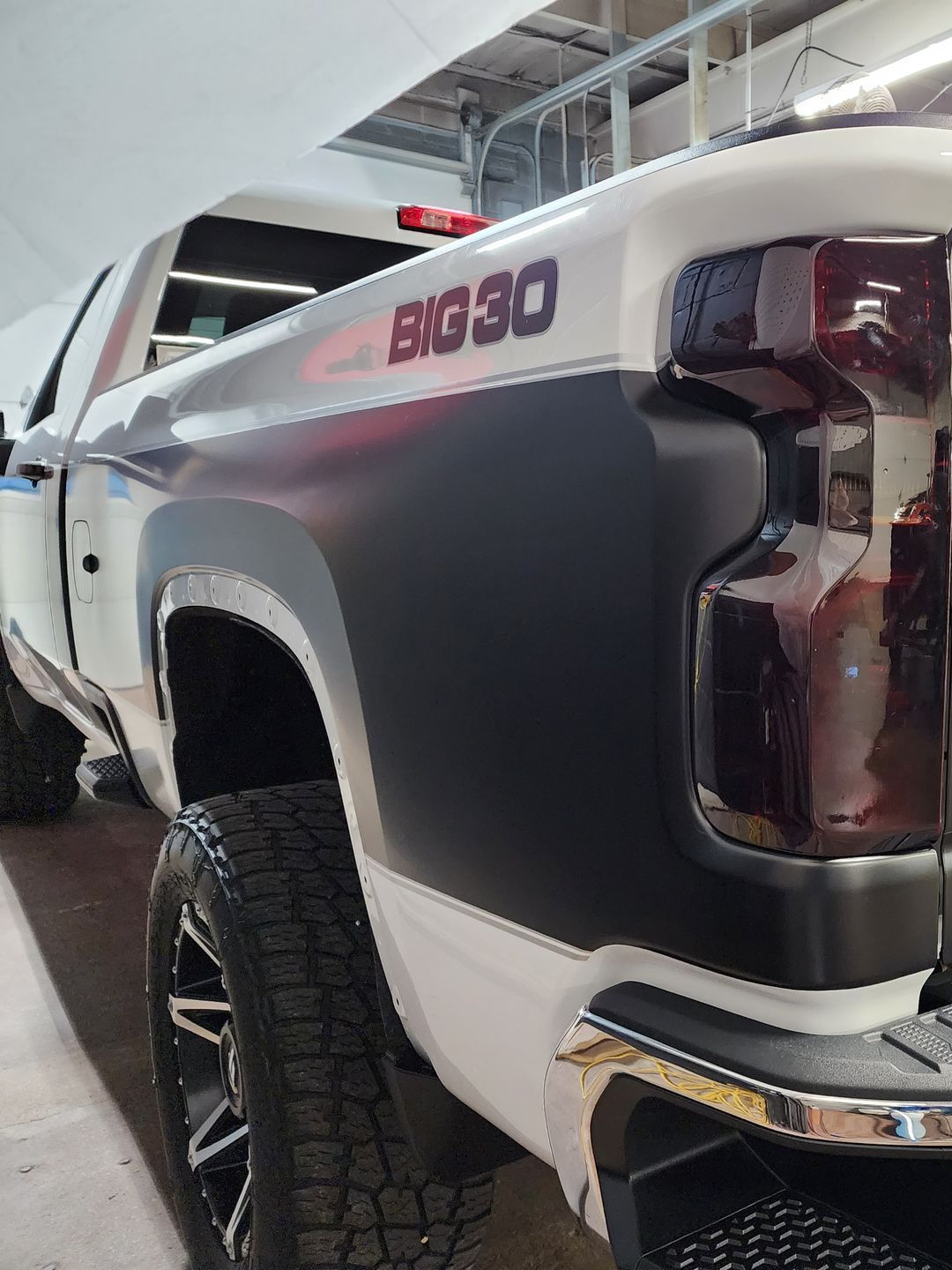 truck with vinyl wrap