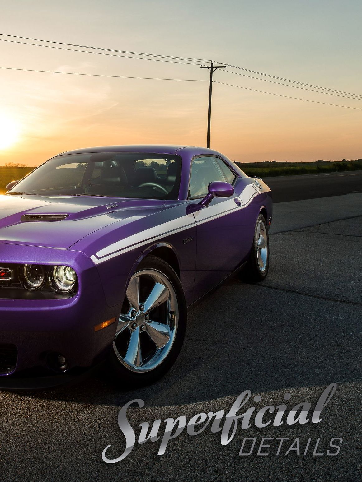 purple car