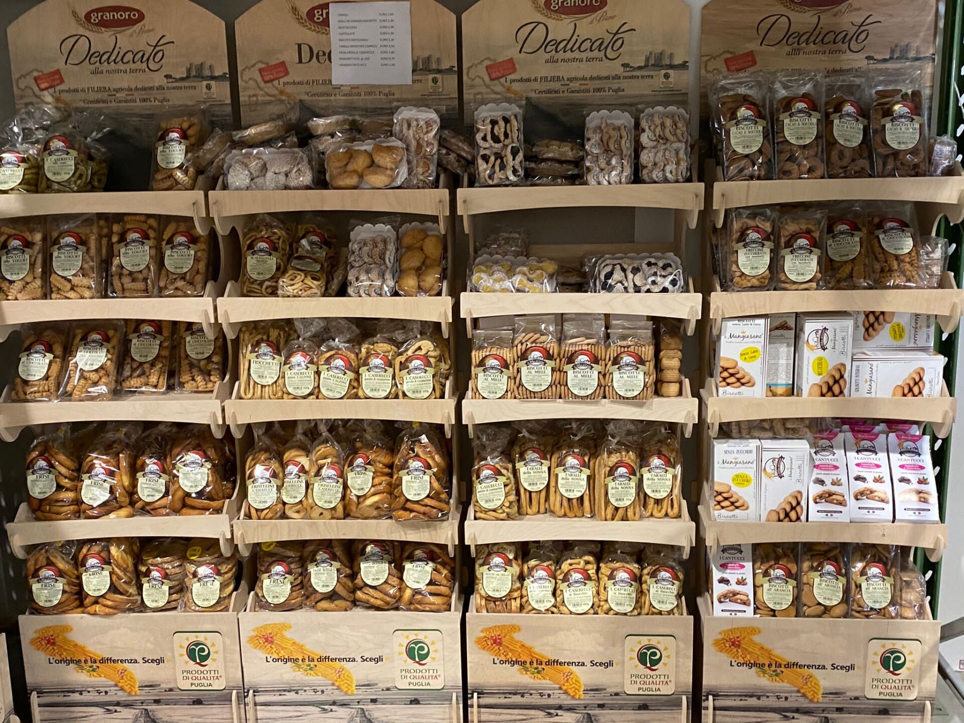 biscotti e prodotti tipici