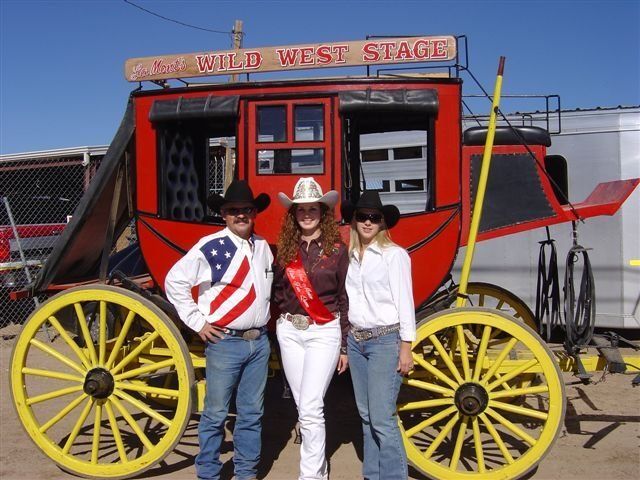 Lamont Buffalo, Stage coach rental, Bosque New Mexico