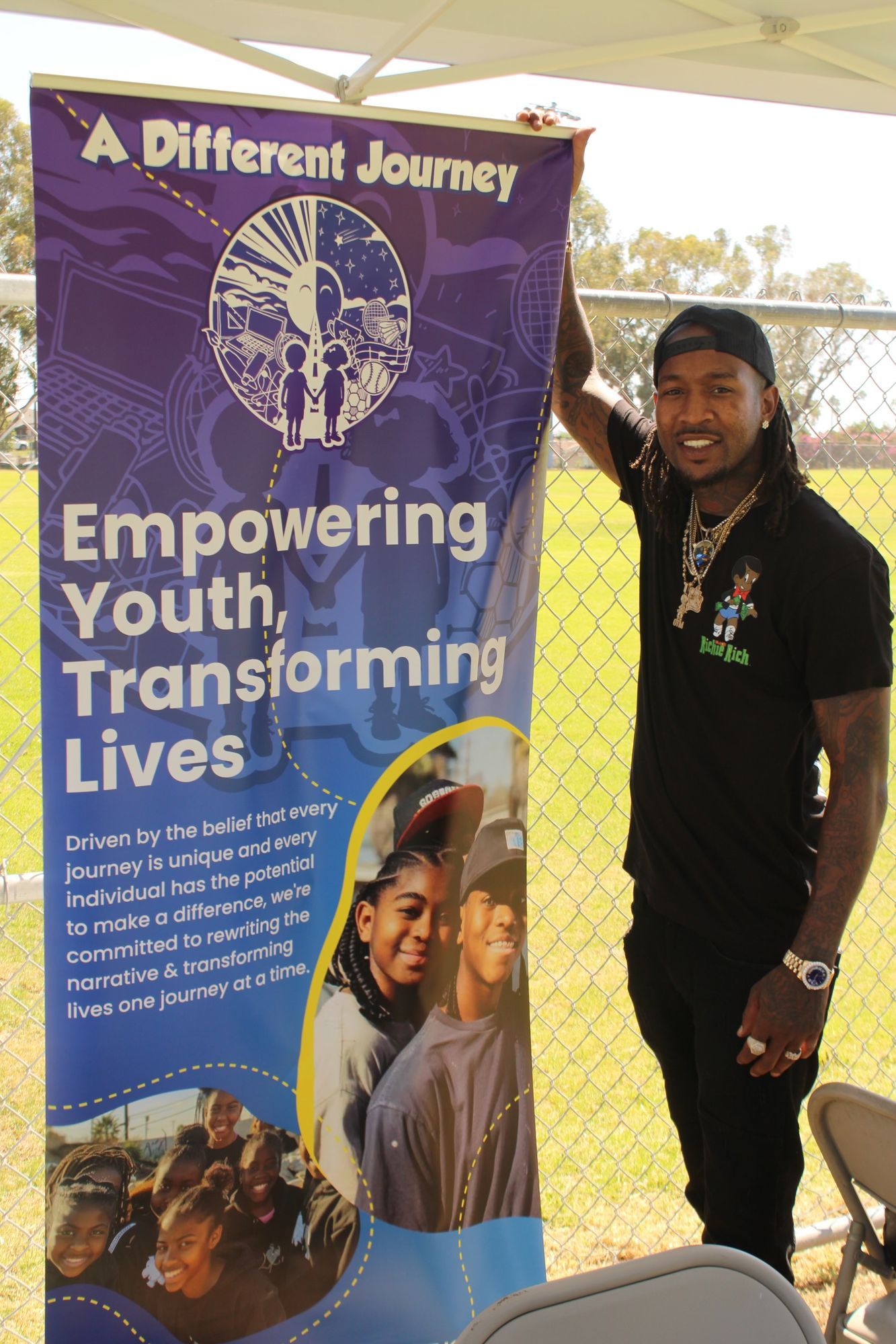 James with A Different Journey poster