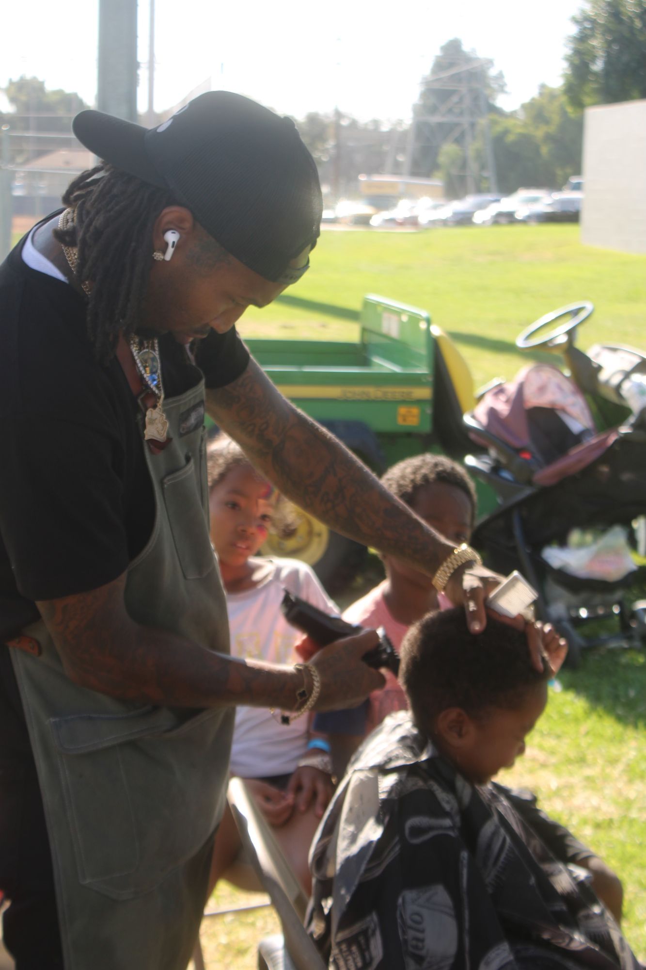 A Different Journey James cooking for the kids