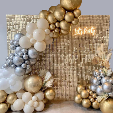 Charmed Events Wall Decor Ideas Balloons Elegant, Gold, Modern, South Carolina, Anderson