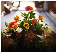 Funeral services - Bramley, Leeds - Leeds Funerals - coffin with flower