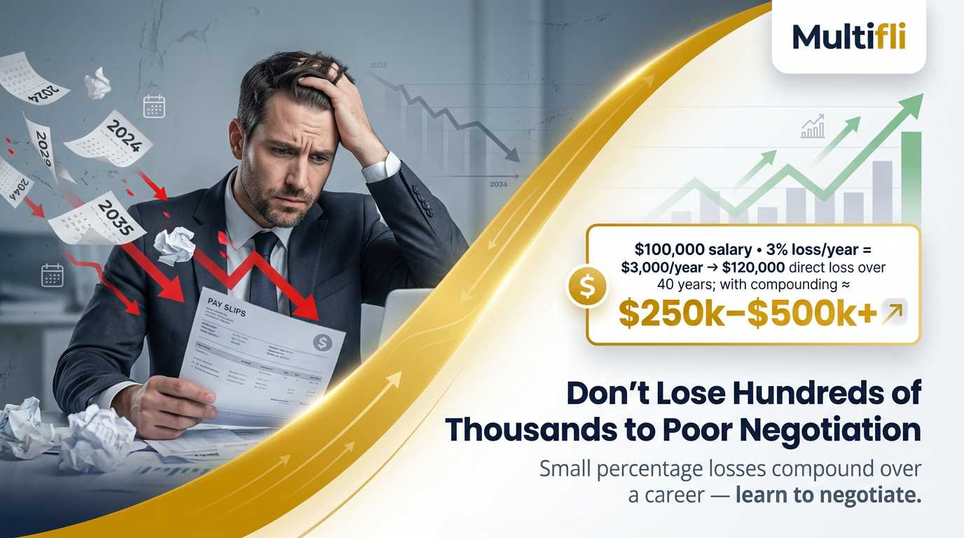 Man stressed about financial documents; 