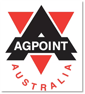 A logo for agpoint australia is shown on a white background