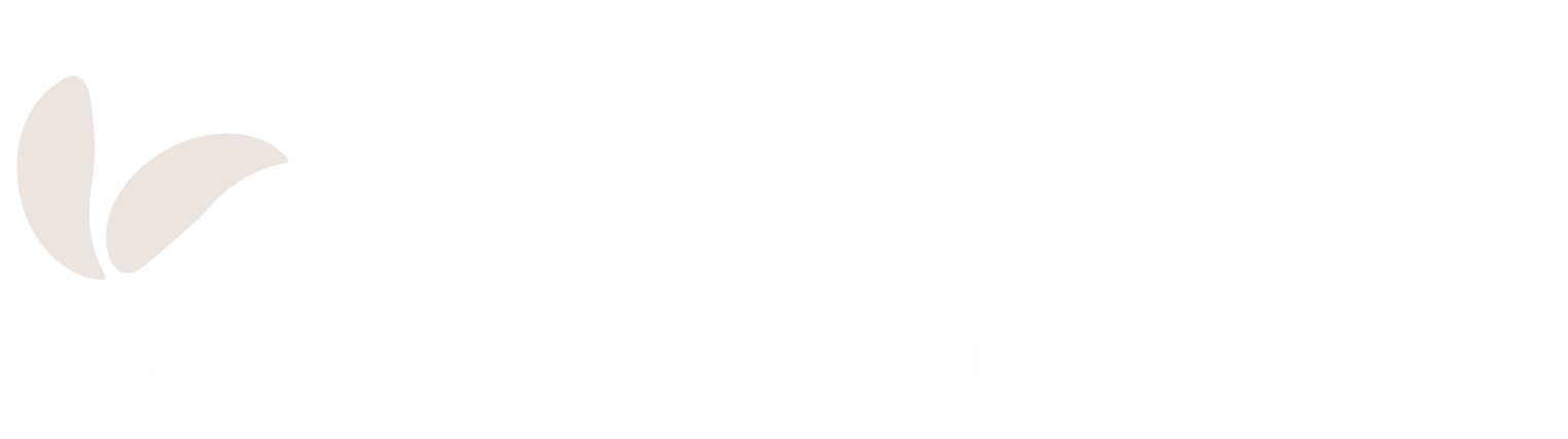 Pale gray leaf-like shapes on a white background.