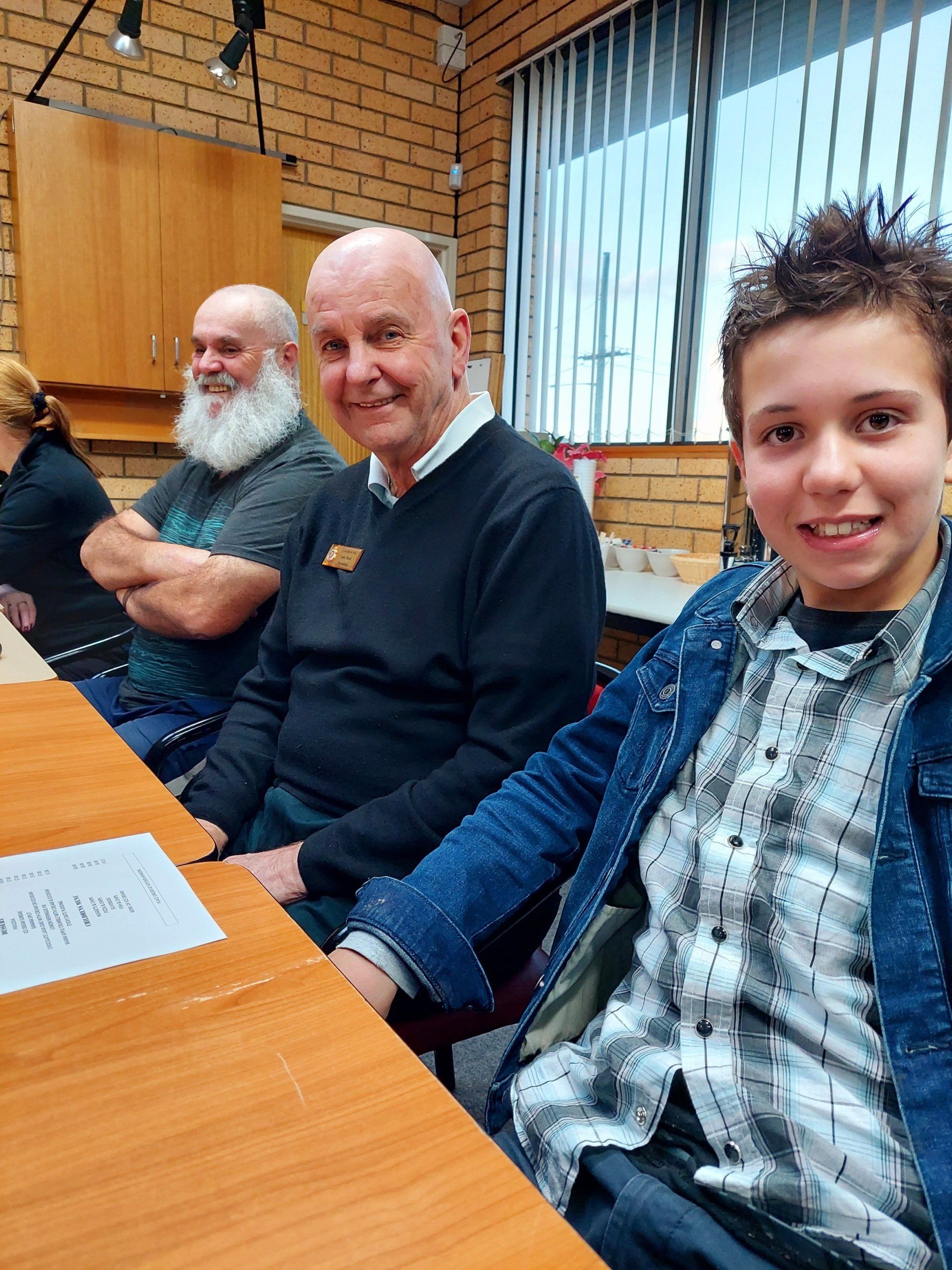 Boy with Elders Smiling - Claremont, TAS - Claremont RSL