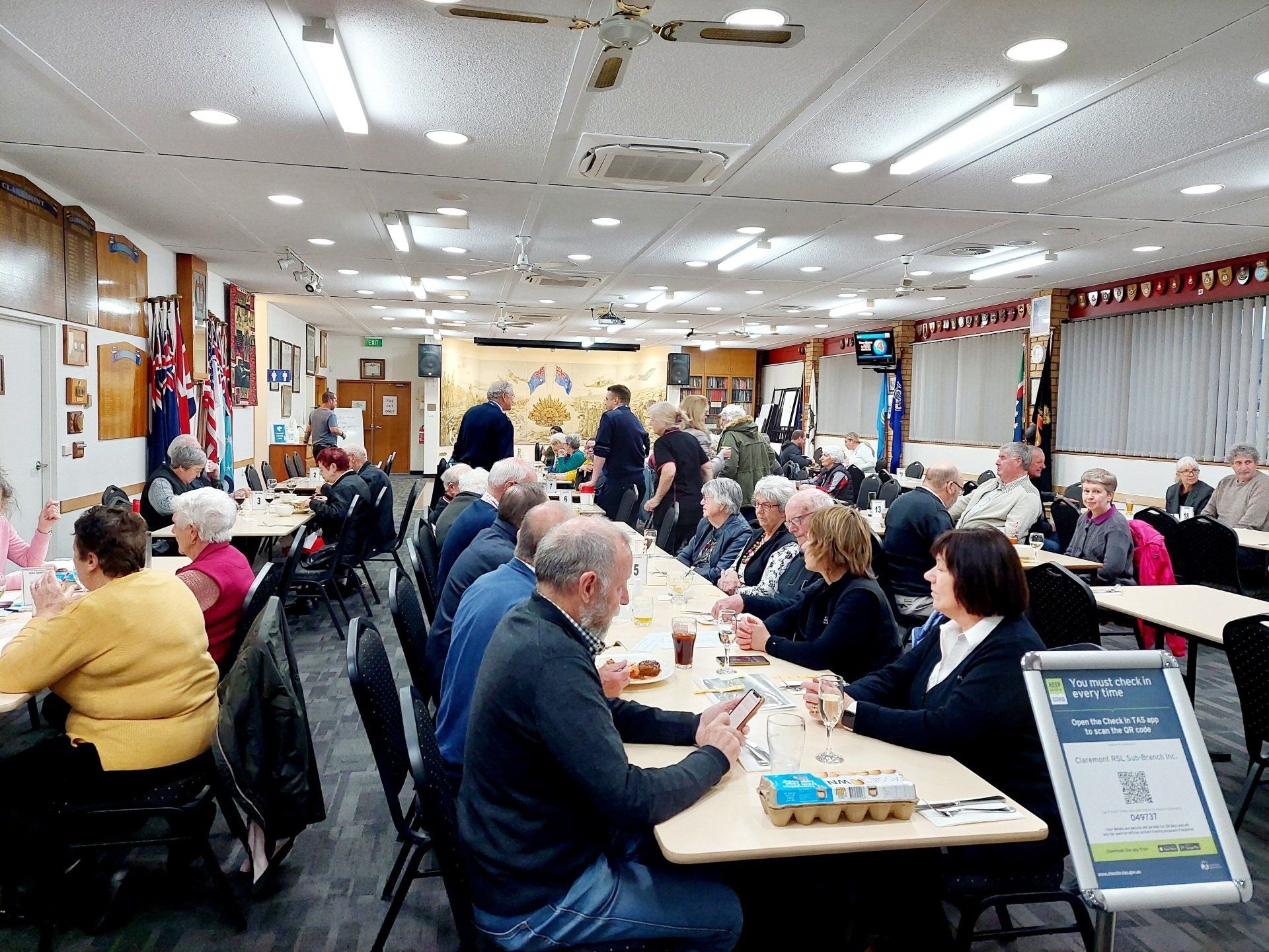 Claremont RSL Gallpoli Room Dinner Near - Claremont, TAS - Claremont RSL