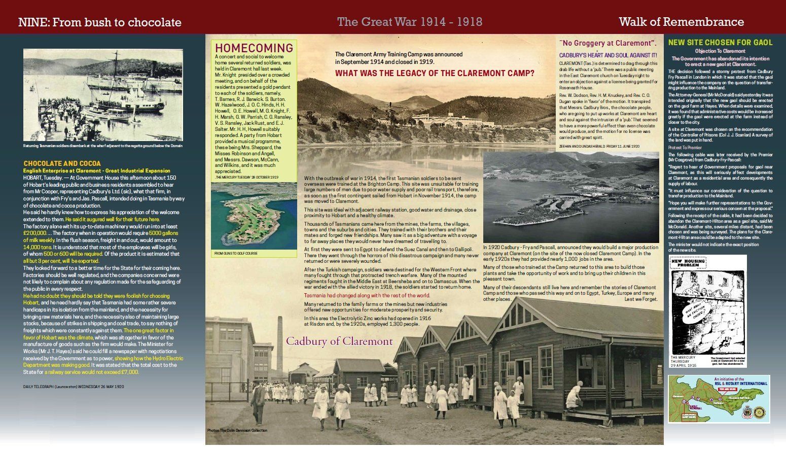 From Bush To Chocolate - Claremont RSL