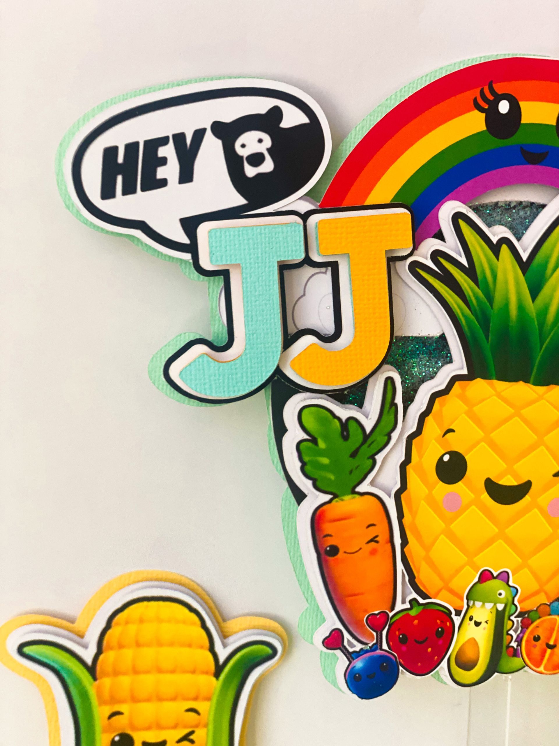 Hey Bear Sensory Cake Topper