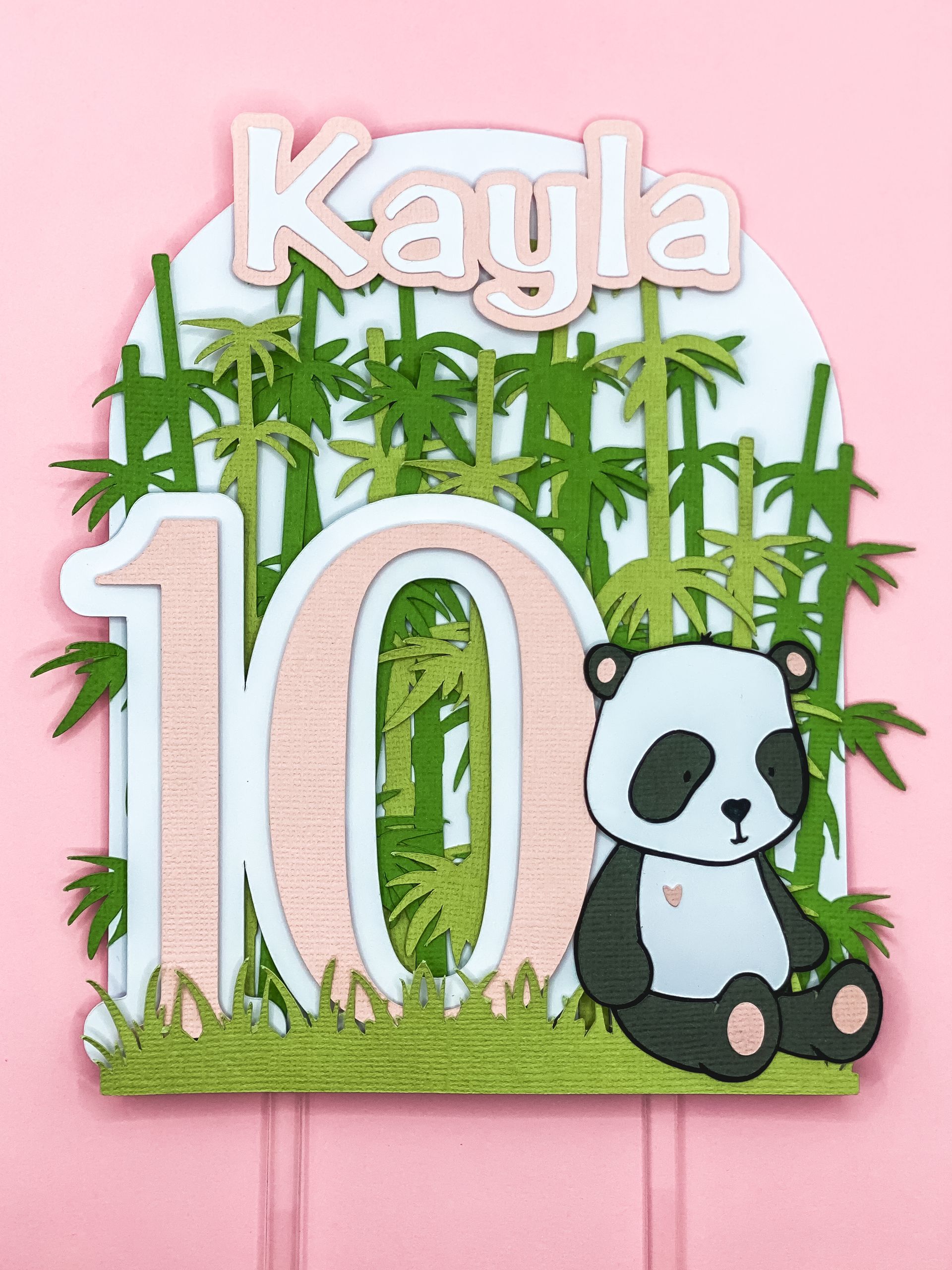 Panda Bear Cake Topper