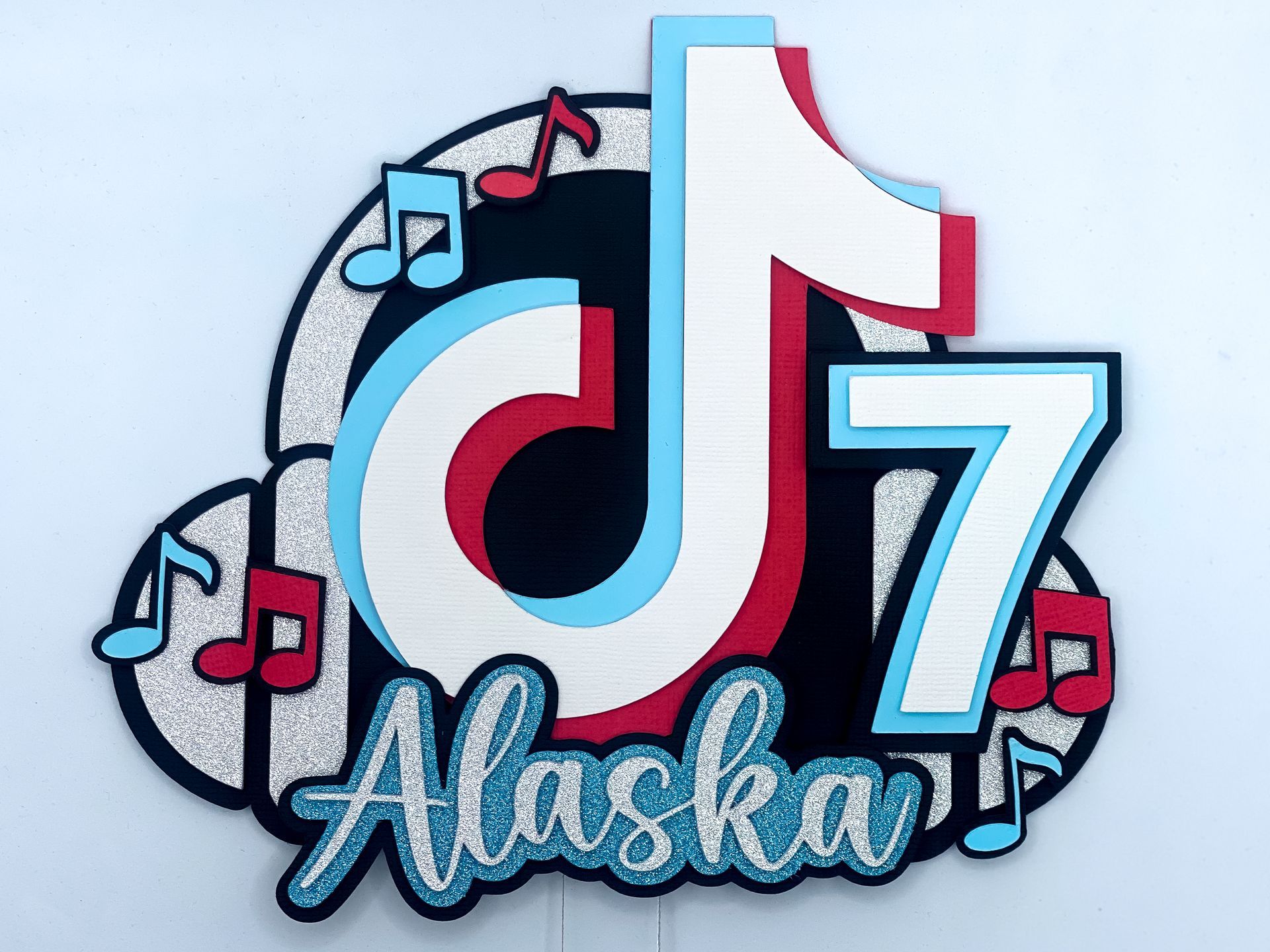 Tiktok Inspired Jumbo Cake Topper