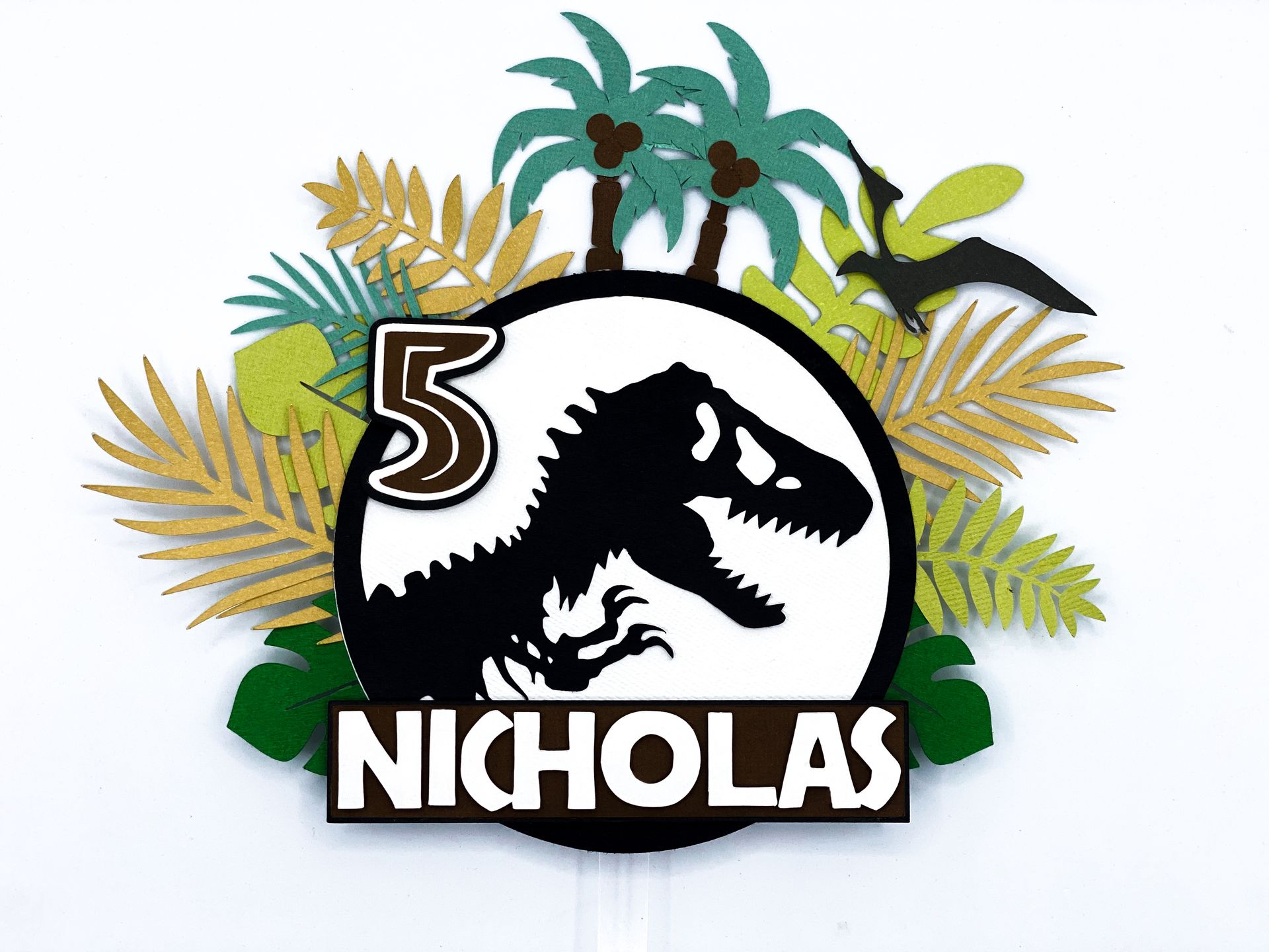 Jurassic Park Cake Topper