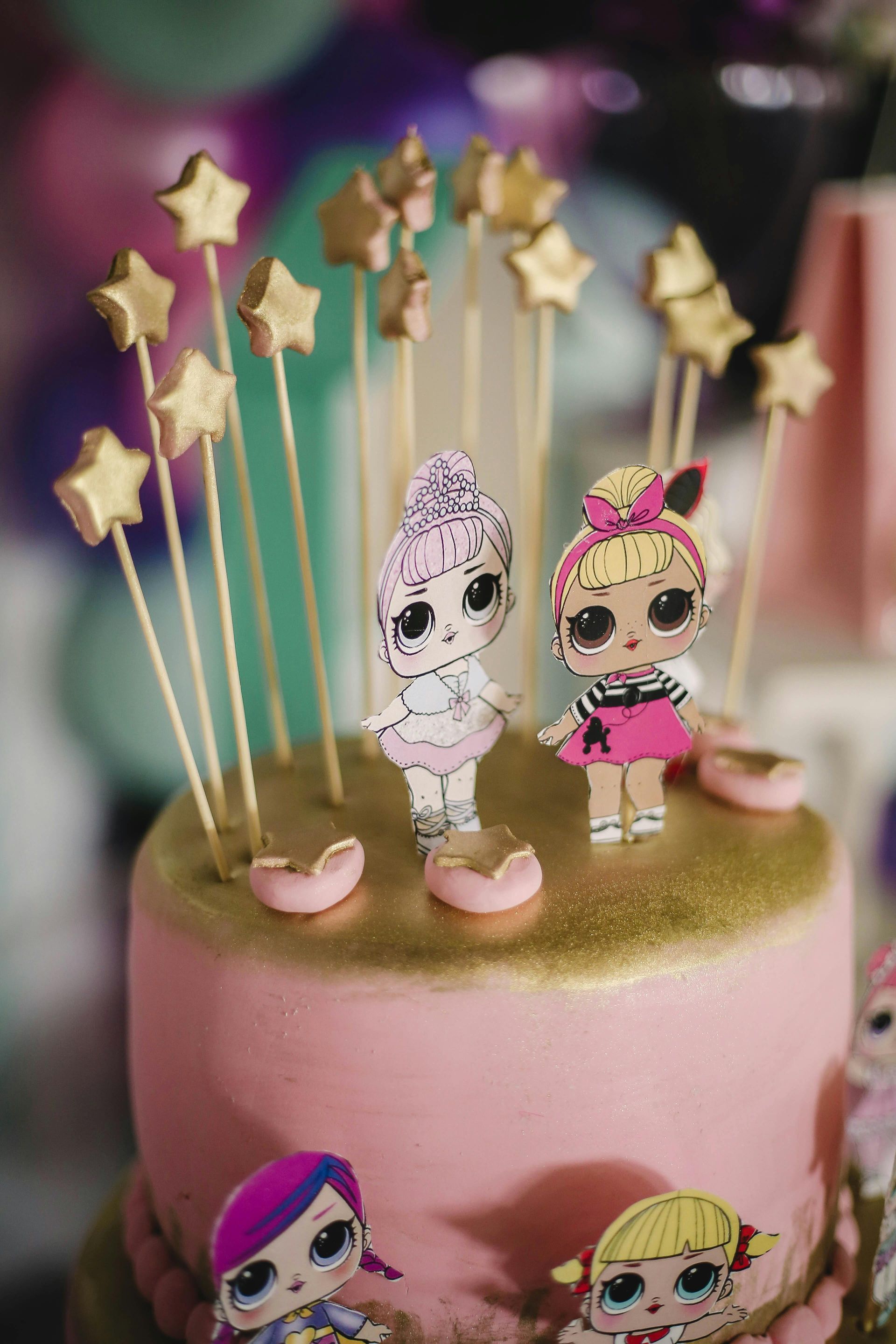 Tiny Doll Bestfriends Cake Topper