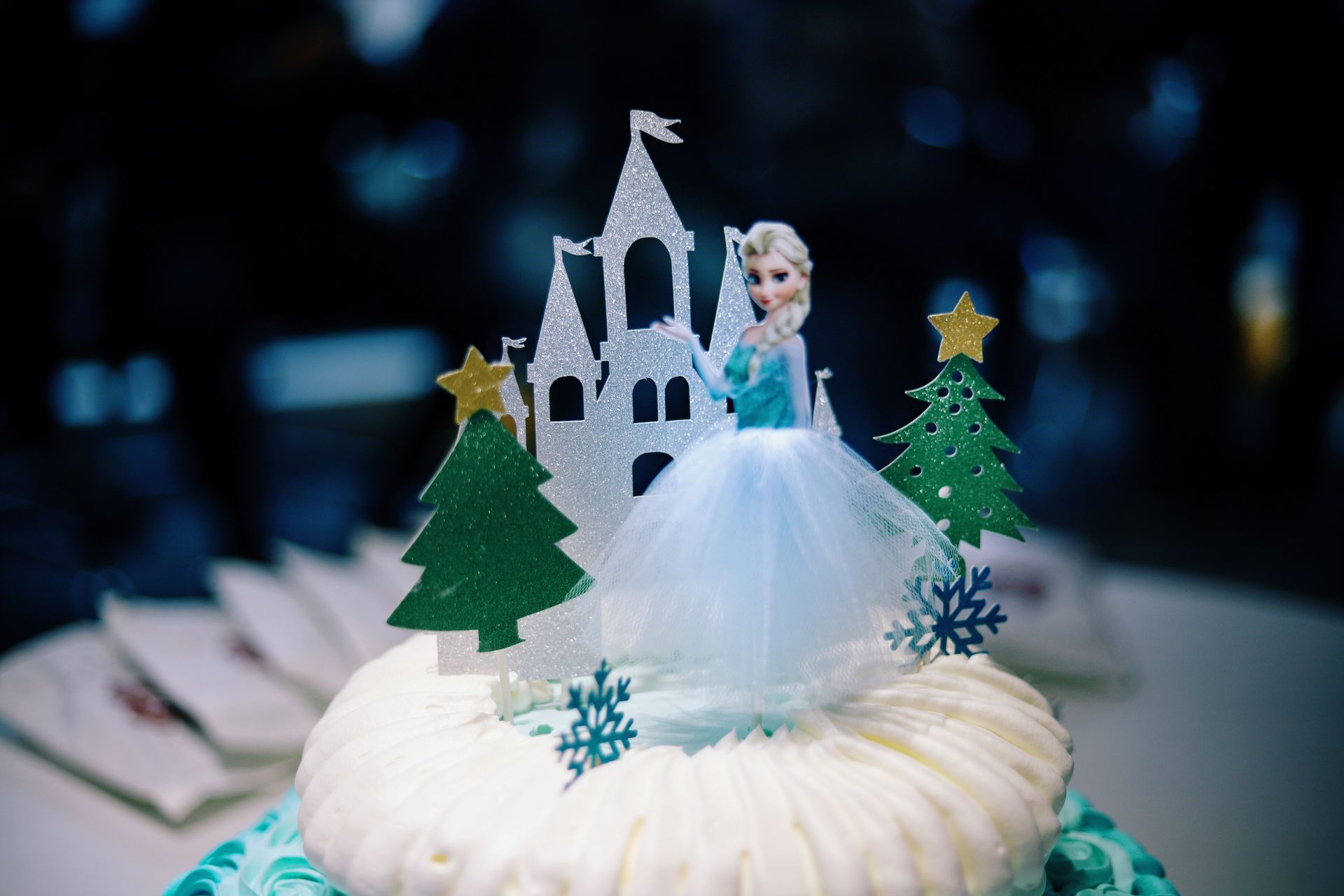 Frozen Princess Inspired Cake Topper