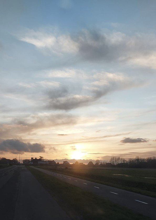 Mooie lucht op Texel