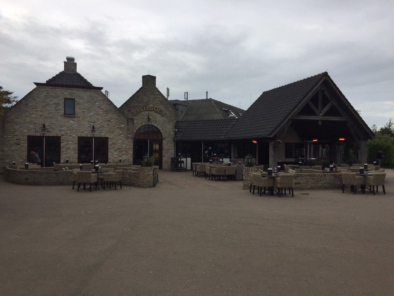 Paviljoen op camping de Krim