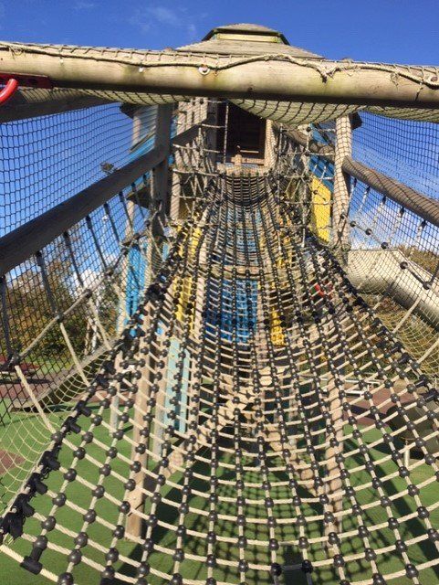 Klimrek op camping de Krim