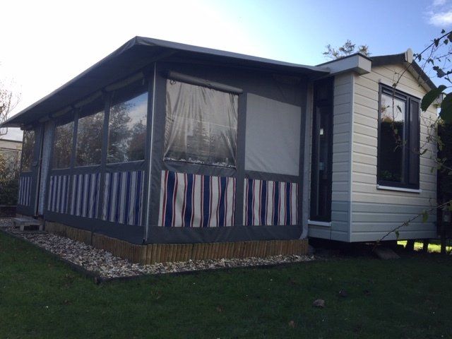 Stacaravan op camping de Krim