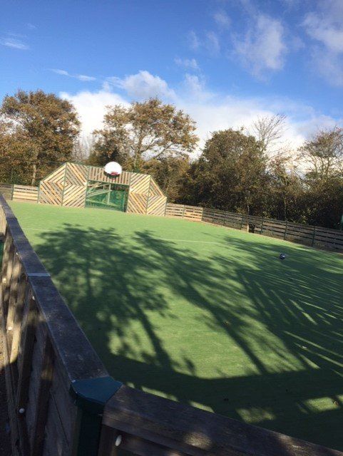 Voetbalveld op camping de Krim