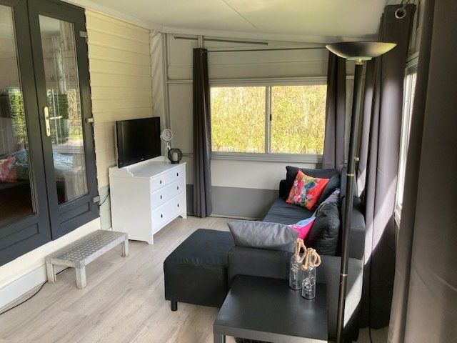 Woonkamer camping de Krim op Texel