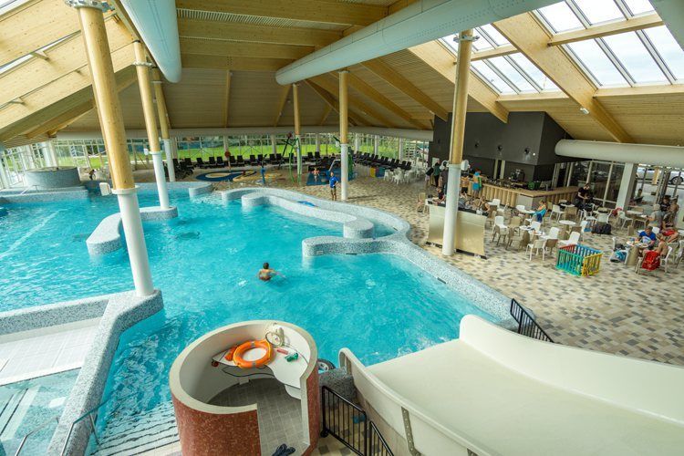 Zwembad op camping de Krim, Texel