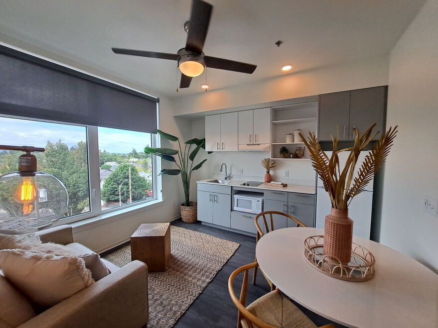 1 Bedroom photo showing kitchen - alternate angle