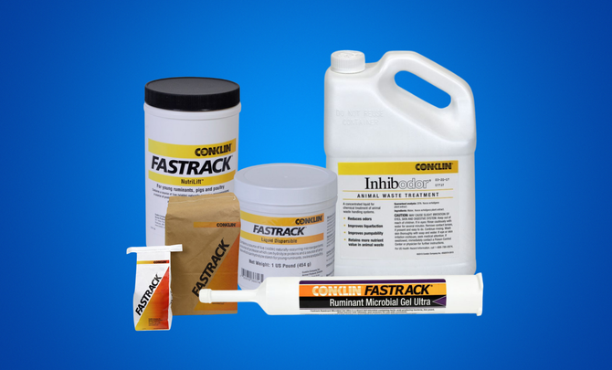 A group of fastrack products are sitting on top of each other on a blue background.
