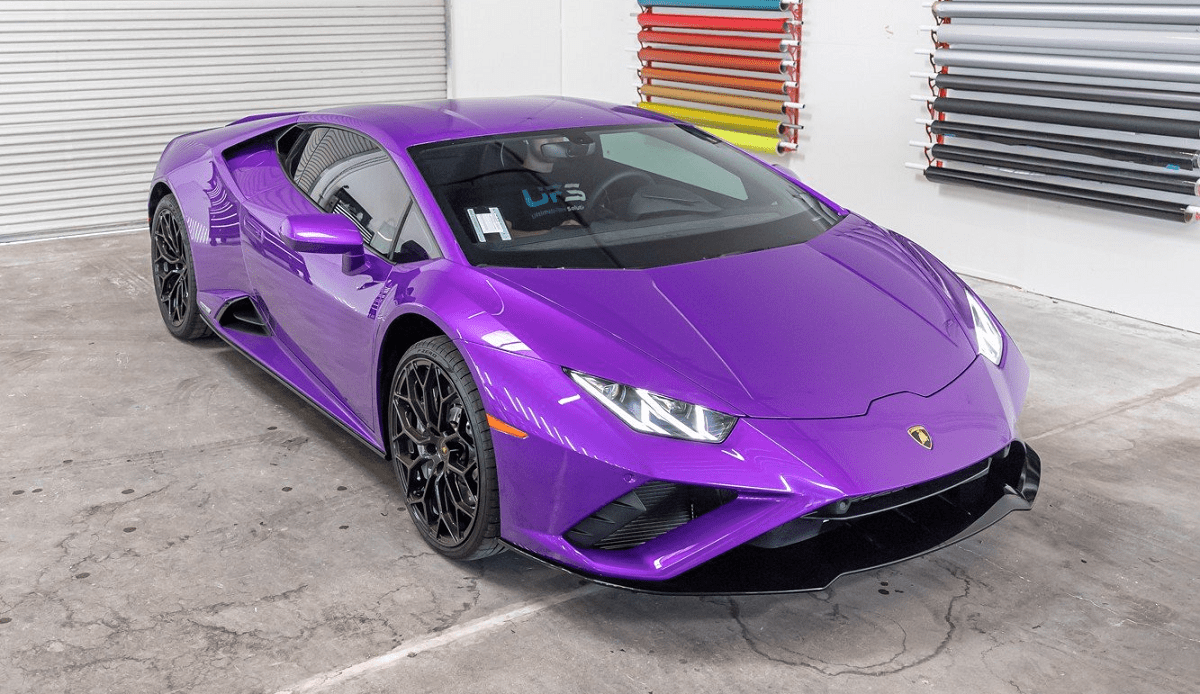Lamborghini vinyl wrap