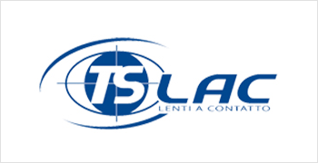 Un logo blu e bianco per tslac