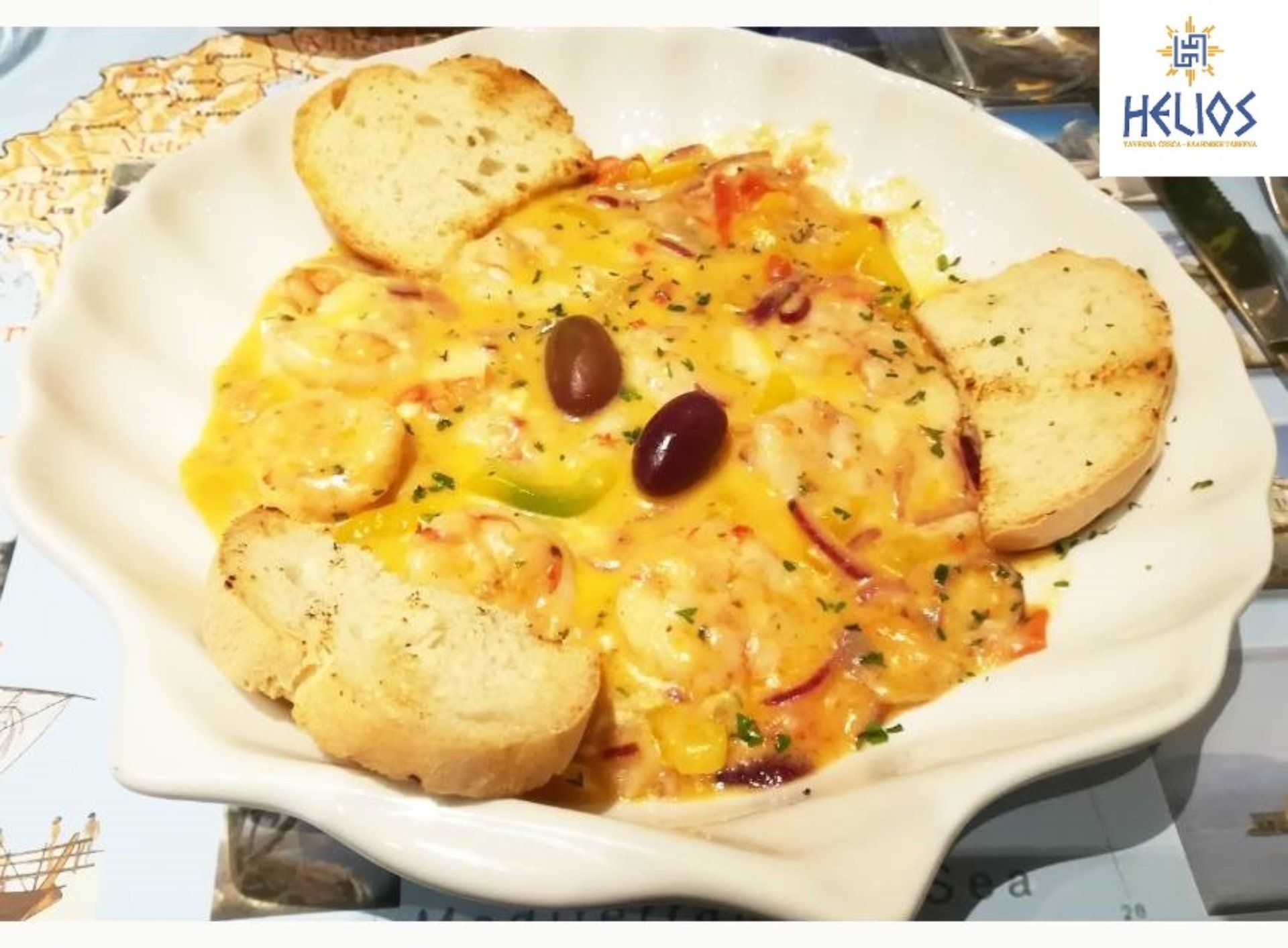 gamberi al formaggio