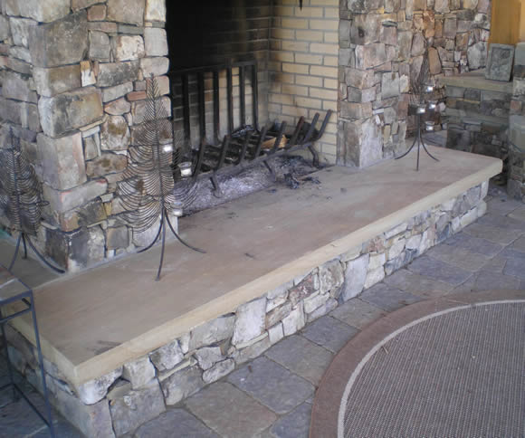 Tennessee Crab Orchard Nautral Cleft Hearth — Landscaping Stone in Denton, NC