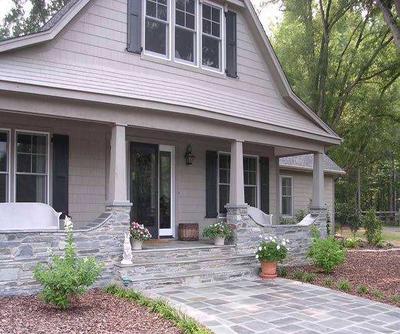 Davidson County Building Stone with Pennsylvania Bluestone Pattern Flooring