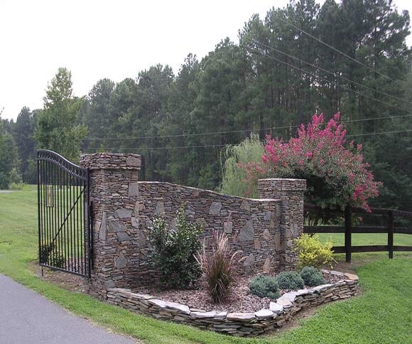 Hoopers Creek Driveway Entrance