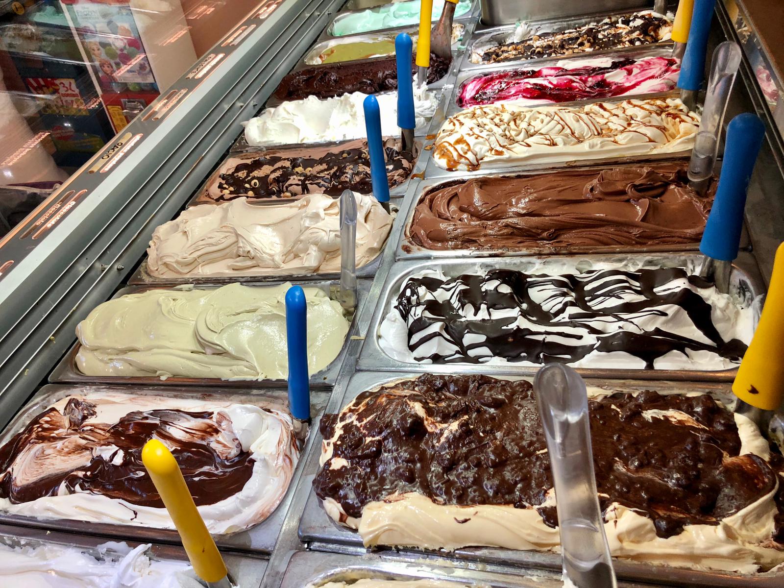 vaschette di gelato
